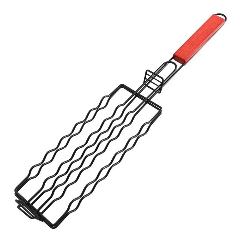 Cesta de Grelha de Aço Inoxidável para Churrasco