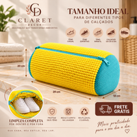 Bolsa Lava Tênis Premium Claret Decor — Pague 1, Leve 2