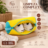 Bolsa Lava Tênis Premium Claret Decor — Pague 1, Leve 2