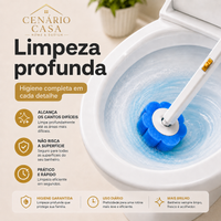 Escova Sanitária Higiênica com Refis Descartáveis — Leve 12 Refis Grátis