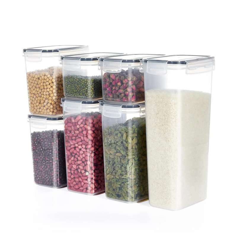 Conjunto de Recipientes para Armazenamento Herméticos 8 Peças