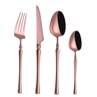 Conjunto de Talheres em Aço Inoxidável com 24 Peças