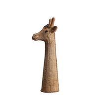 Estátua Decorativa de Girafa em Resina