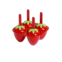 Forma de Picolé Com Forma de Morango e Melancia Fruit Ice