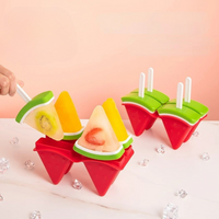 Forma de Picolé Com Forma de Morango e Melancia Fruit Ice