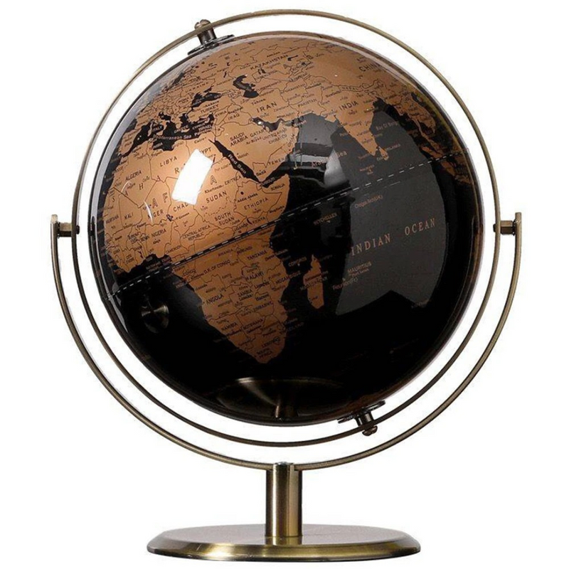 Globo Geográfico Moderno para Decoração