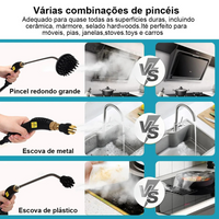Limpador a Vapor de Alta Pressão 2500W