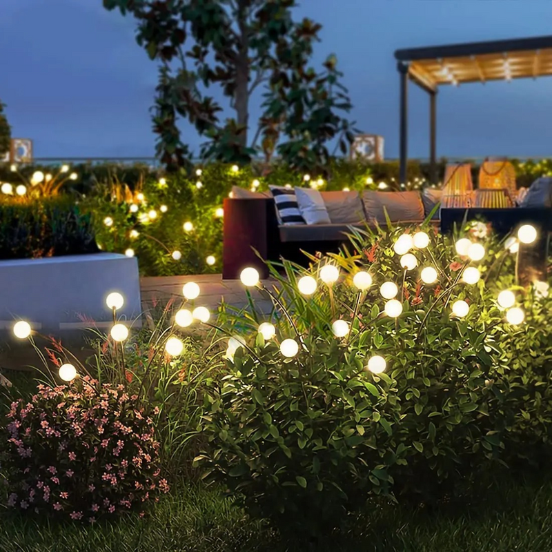 Luminária de Jardim com Luz de LED Vagalume