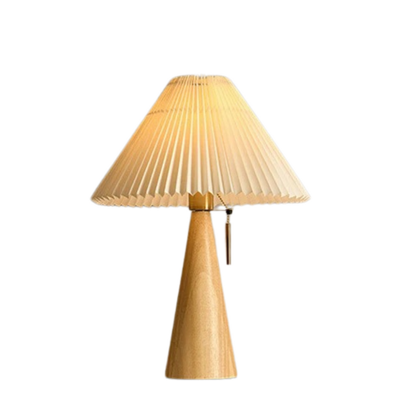 Luminária de Mesa para Leitura em Madeira
