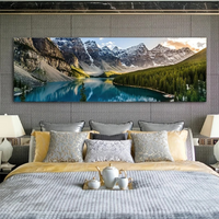 Pintura de Paisagem em Tela para Decoração de Parede