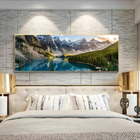 Pintura de Paisagem em Tela para Decoração de Parede