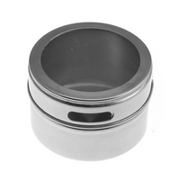Organize seus temperos com nossos potes magnéticos de aço inoxidável. Perfeitos para armazenamento de especiarias, com design moderno e prática fixação em superfícies metálicas.