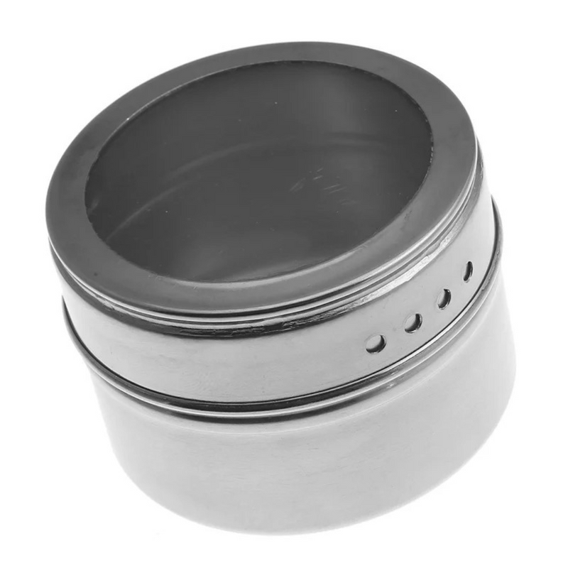 Organize seus temperos com nossos potes magnéticos de aço inoxidável. Perfeitos para armazenamento de especiarias, com design moderno e prática fixação em superfícies metálicas.