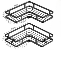 Transforme seu espaço com a Prateleira de Acrílico de Luxo para banheiro. Ideal para chuveiro e cozinha, esta prateleira de canto é fácil de instalar sem perfuração e organiza seus itens de cuidados com a pele com elegância.
