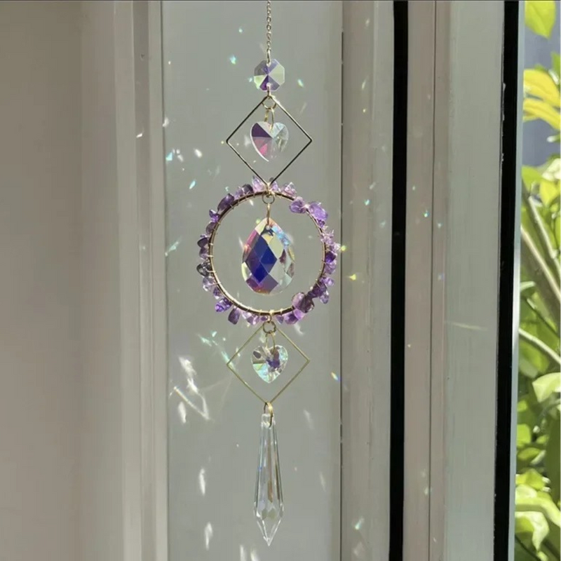 Prisma de Cristal Arco-Íris para Janelas e Jardim