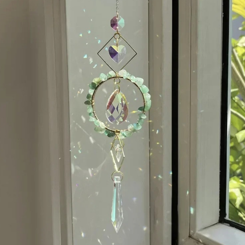 Prisma de Cristal Arco-Íris para Janelas e Jardim