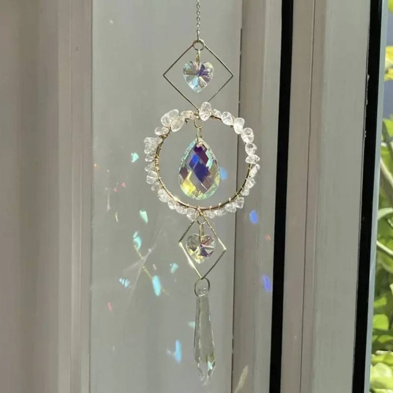 Prisma de Cristal Arco-Íris para Janelas e Jardim