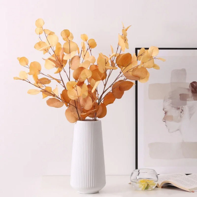 Ramo Artificial Folhas de Eucalipto para Decoração