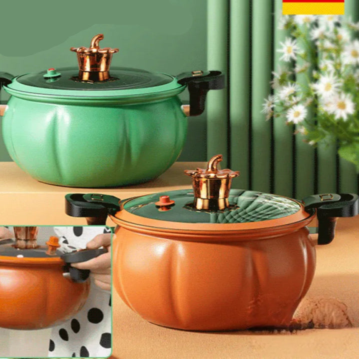 Panela Multifuncional de Ferro Fundido com Tampa Micropressão – 8L