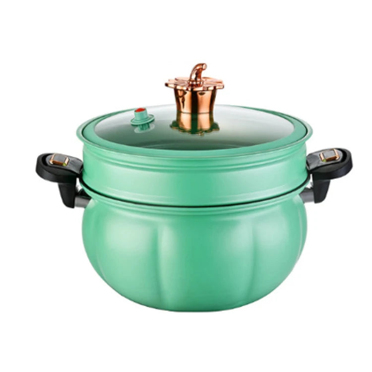 Panela Multifuncional de Ferro Fundido com Tampa Micropressão – 8L