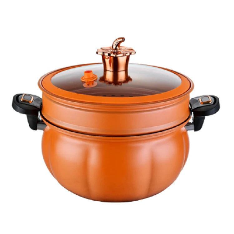 Panela Multifuncional de Ferro Fundido com Tampa Micropressão – 8L