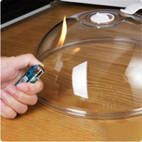Tampa Transparente Anti-Respingos para Micro-ondas