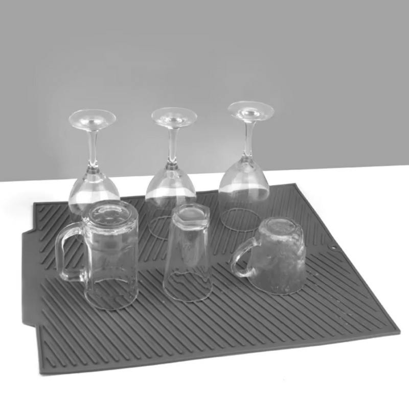 Tapete de Drenagem em Silicone Antiderrapante para Cozinha