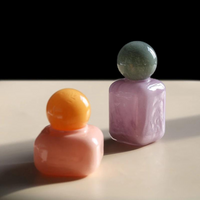 Vaso Decorativo de Vidro com Esmalte Colorido