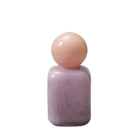 Vaso Decorativo de Vidro com Esmalte Colorido