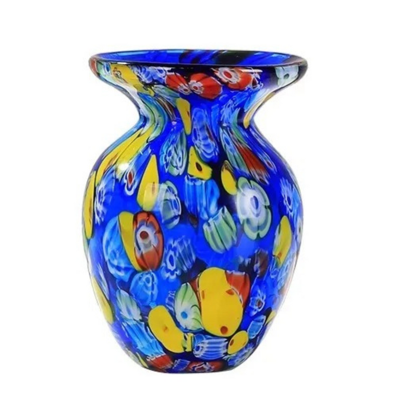 Vaso Ornamental Pintado a Óleo