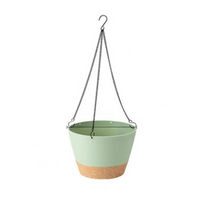 Vaso para Plantas Suspenso com Bandeja de Drenagem