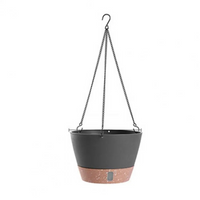 Vaso para Plantas Suspenso com Bandeja de Drenagem