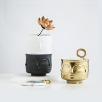 Vaso de Decorativo em Cerâmica Tridimensional